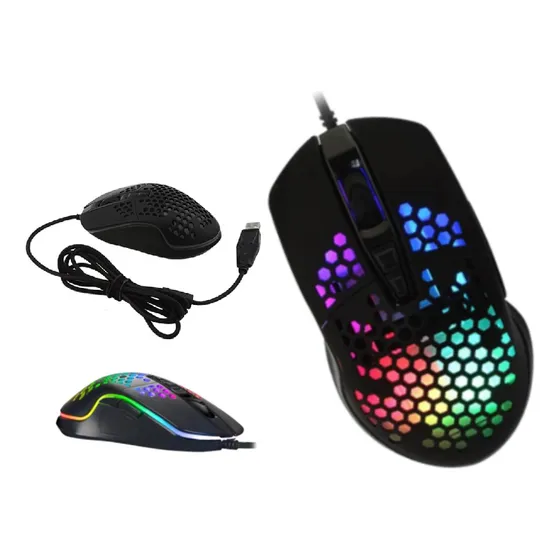 Mouse Óptico Games Anúbis 12.800 Dpi Rgb Led Pro 