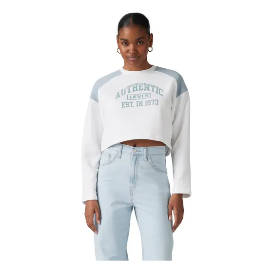 Polerón Mujer Gr Bleacher Sweatshirt Blanco Levis 001qz-0000
