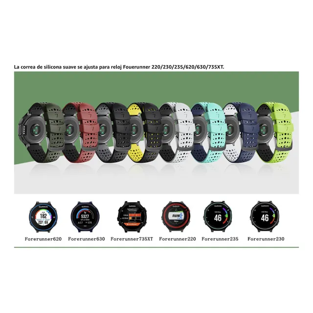 Correas Para Reloj Garmin Forerunner De Silicone