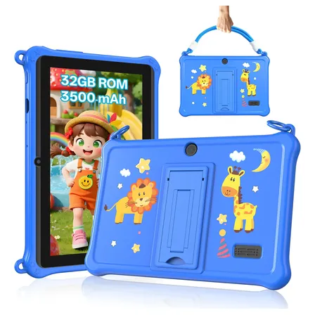 Tablet Infantil 7 Pulgadas 4gb 32gb Antigolpes Blue Steel