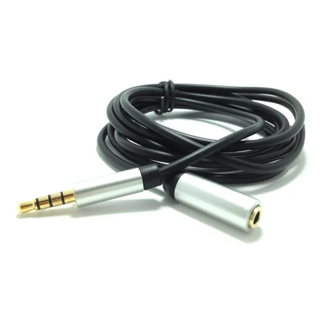 Cable Extensor Para Audífonos Y Micrófono Trrs 3,6 Metros