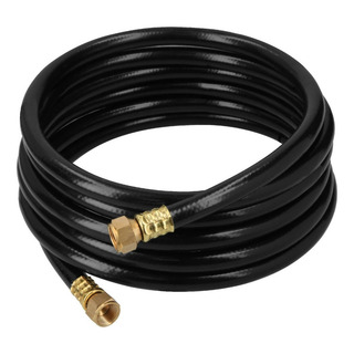 Manguera Para Gas 3/8 Flexible Negra De 4 M, Con Conexión Manguera Para Gas 3/8 Flexible Negra De 4 M, Con Conexión