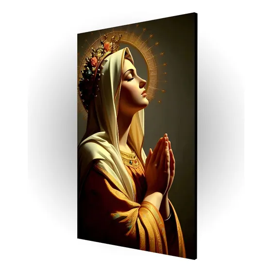 Virgen María Orando Cuadro Custodia Altar Retablo Rg8z Rx8p