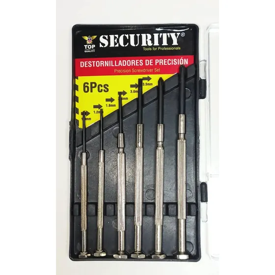 Set 6 Pcs Destornilladores De Precisión