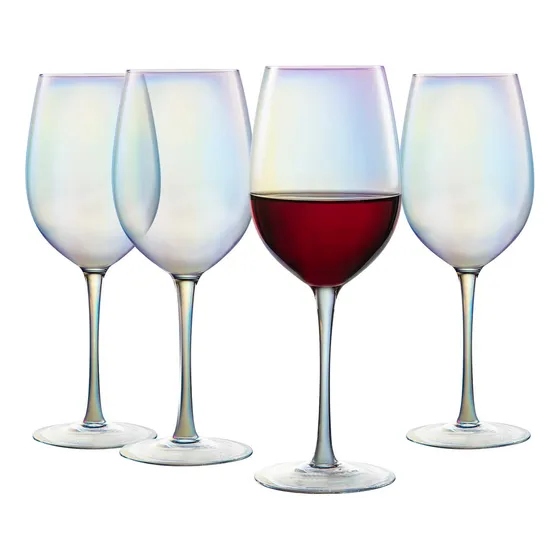 Copa Vino Universal 17 Onza Plomo Cristal Tallo Largo Para 