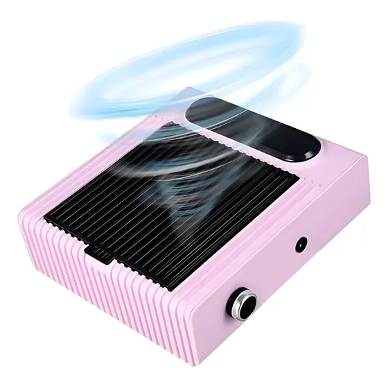 Extractor Polvo Para Uñas Profesional Manicura 80w Rosa