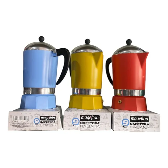 Cafetera Greca 9 Tazas Italiana Mageflon