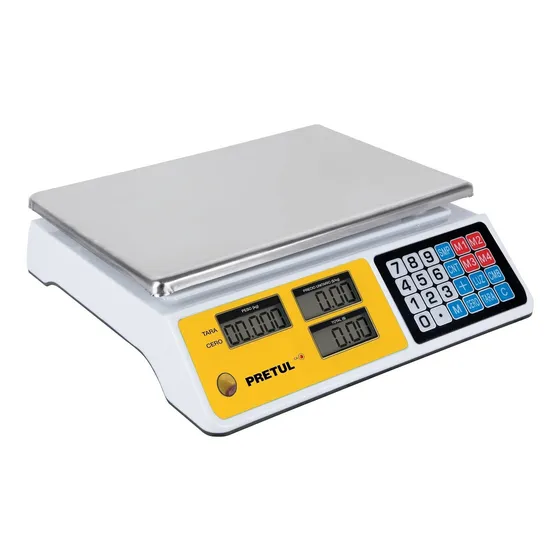 Báscula Electrónica Multifunciones 40 Kg Pretul 29966