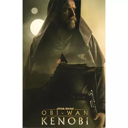 Poster Obi Wan Star Wars Autoadhesivo 100x70cm#1618