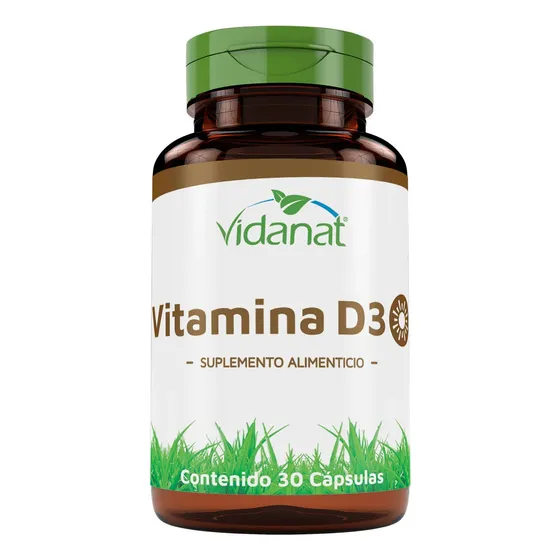 Vitamina D3 Vidanat 30 Cápsulas Sabor Sin sabor