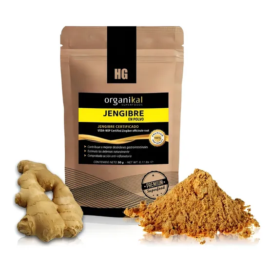 Organikal Superfoods Jengibre X 1 Sobre (50g.) Hydrogrow