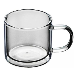 2 Taza De Vidrio De 250 Ml Con Aislamiento Térmico De 2 Taza De Vidrio De 250 Ml Con Aislamiento Térmico De