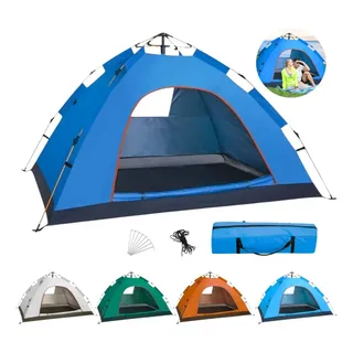 Atitude Mix Barraca Monta Sozinha Camping 4 Pessoas Dobrável Automática