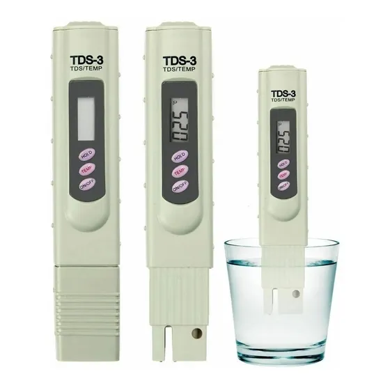 Tds 3 Medidor Digital Solidos Disuelto Temperatura + Bateria