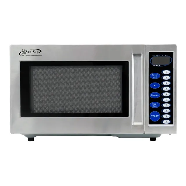 Microondas industrial San-Son SMC-1000 acero inoxidable 1 ft³ 127V