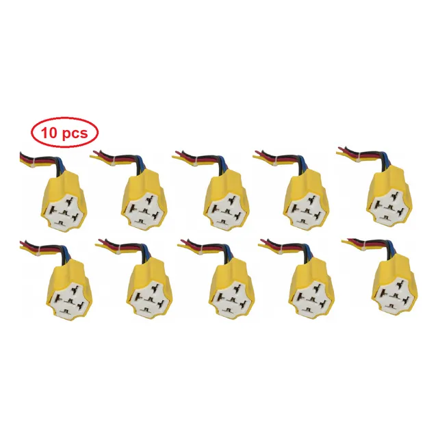 Conector Socate Relay 5 Pin Cerámica 10 Pcs