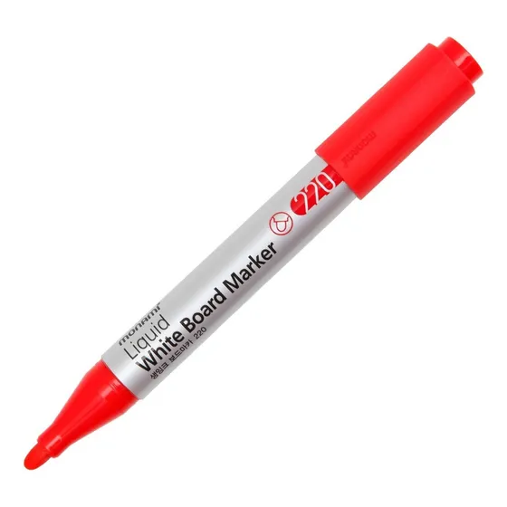 Pack 3x Plumon De Pizarra Liquido Color Rojo