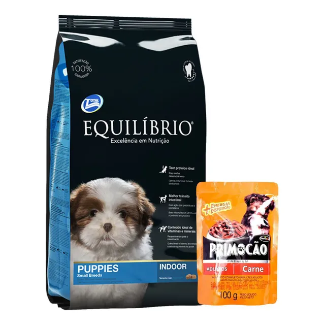 Alimento Equilibrio Perro Cachorro Raza Pequeña 2 Kg + Regal