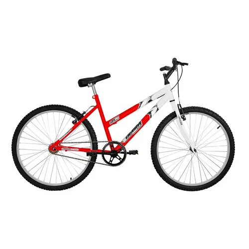 Bicicleta Aro 26 Ultra Bikes Bicolor Feminina Sem Marcha Cor Vermelho Ferrari