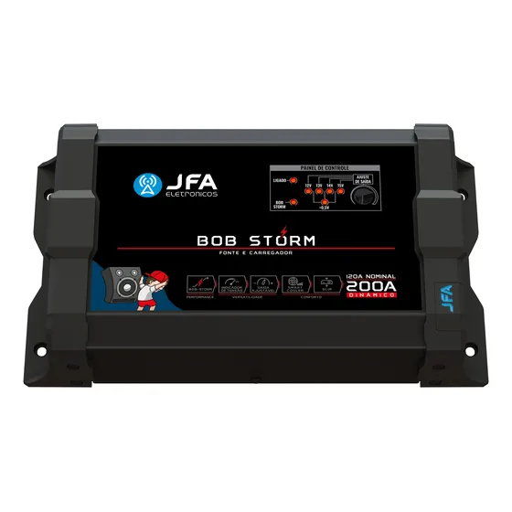 Fonte Carregador Jfa Bob Storm 200a Bivolt