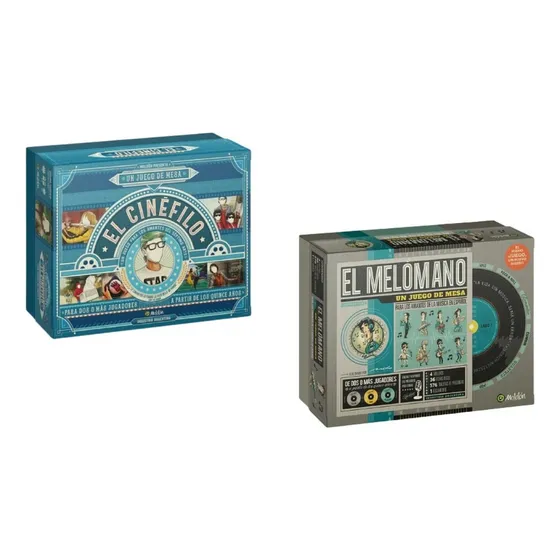 El Cinefilo + El Melomano Combo Juego De Mesa Trivia Maldon