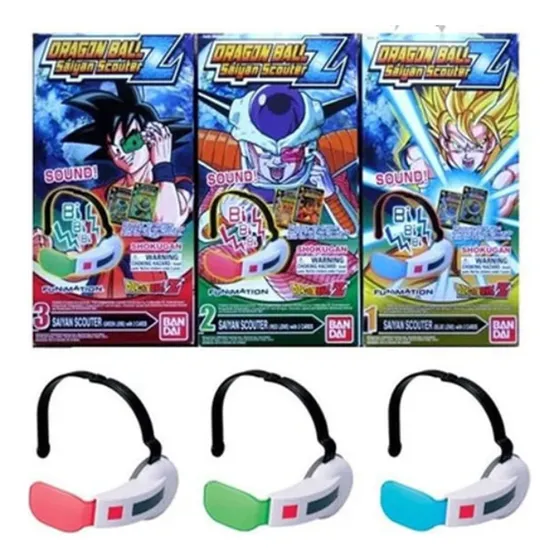 Dragonball Z Scouter C/ Som (rastreador) Set 3 Pcs  Bandai