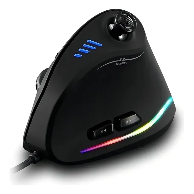 Mouse Vertical Zelotes C-18 Para Juegos, Cable Programable