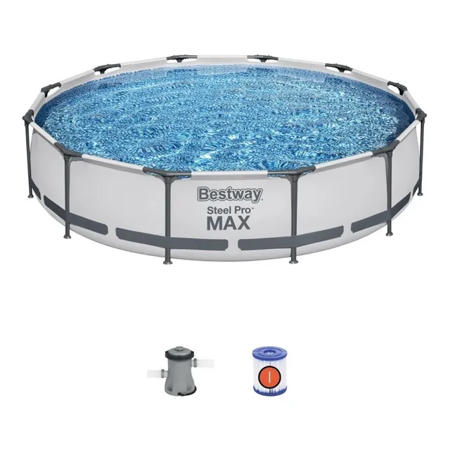 Alberca Redonda Bestway Steel Pro Max 56417 6473l