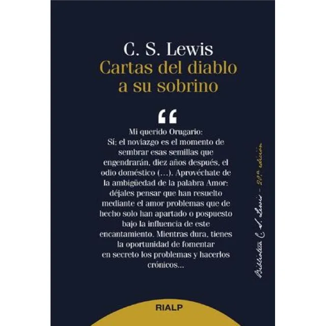 Cartas El Diablo A Su Sobrino - C. S. Lewis