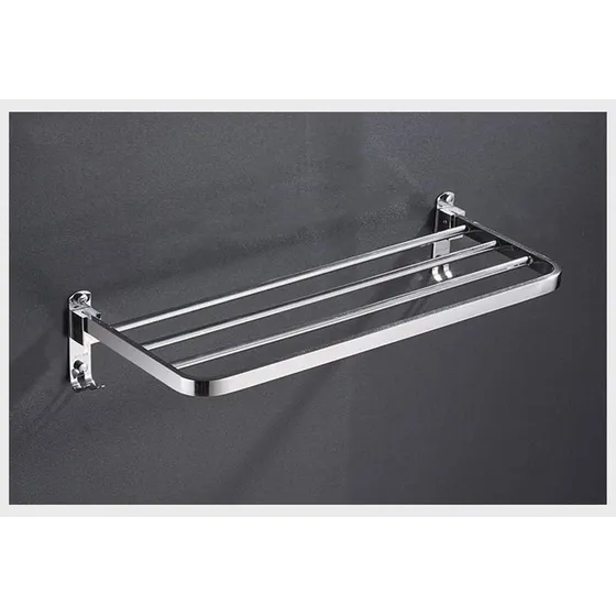 Toallero Plegable Soporte Ge Rack Baño Doble Pared Barra B