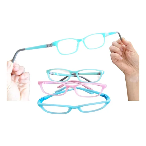 Anteojo Lente Armazon  Chico Super Flexible C Estuche Correa