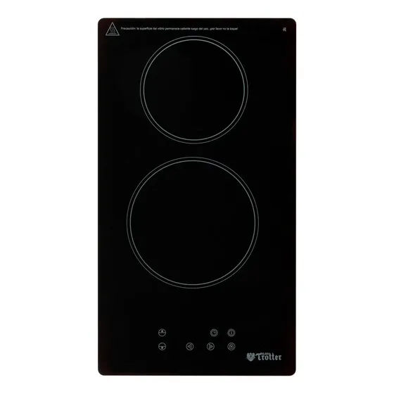 Encimera Eléctrica Albin Trotter Vitro 2 Platos
