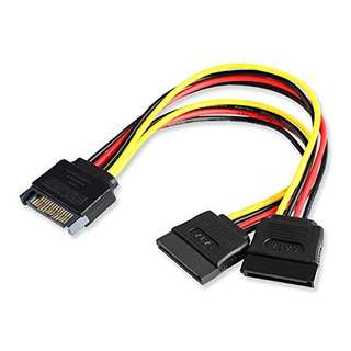 Cable Divisor De Energía Sata A Doble Sata 2 Piezas Cable Divisor De Energía Sata A Doble Sata 2 Piezas