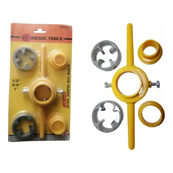 Tarraja Hacer Rosca Tubos Pvc Plástico 1/2  3/4  1 
