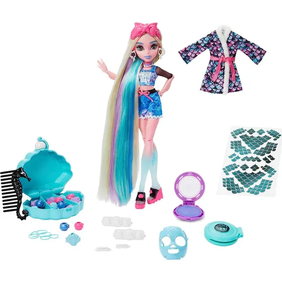 Muñeca Monster High Lagoona Blue Spa Day Set De Juego