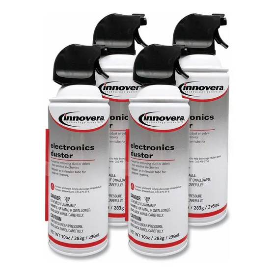 Innovera Limpiador Plumero Aire Comprimido Lata Onza