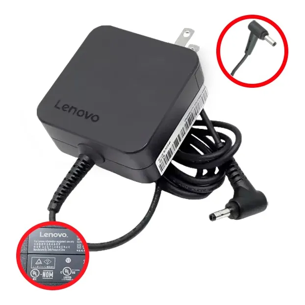 Cargador Lenovo Ideapad 45w 20v 2.25a Notebook Negro