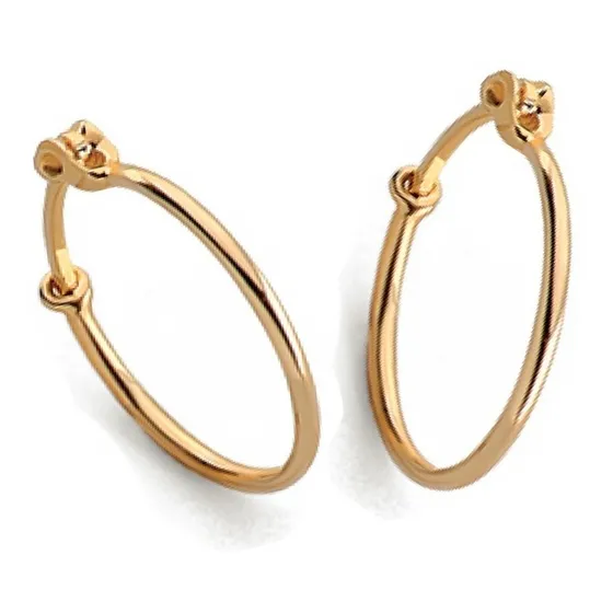 Aros De Oro Laminado 18k Argollas Mini Calidad Cracco
