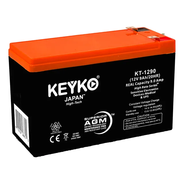 Batería 12v 9ah Marca Keyko Modelo Hr1234w Ups Apc Cdp Eaton