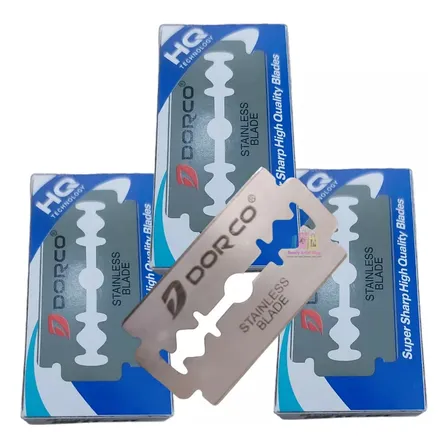 Set 30 Hojillas Repuestos Dorco Para Navajín Barbería