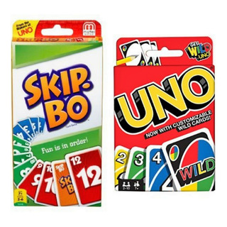 Paquete De Juego De Cartas Mattel Skip Bo And Uno Paquete De Juego De Cartas Mattel Skip Bo And Uno