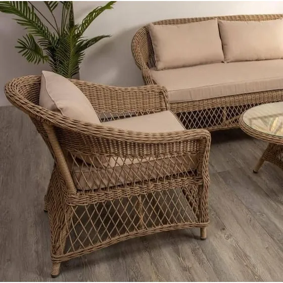 Recibo Y Comedor De Exterior Jardín Rattan Sintético Terraza
