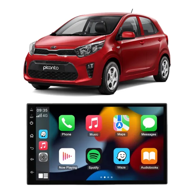 Radio Multimedia Android Kia Picanto Wifi Gps Waze Cámara