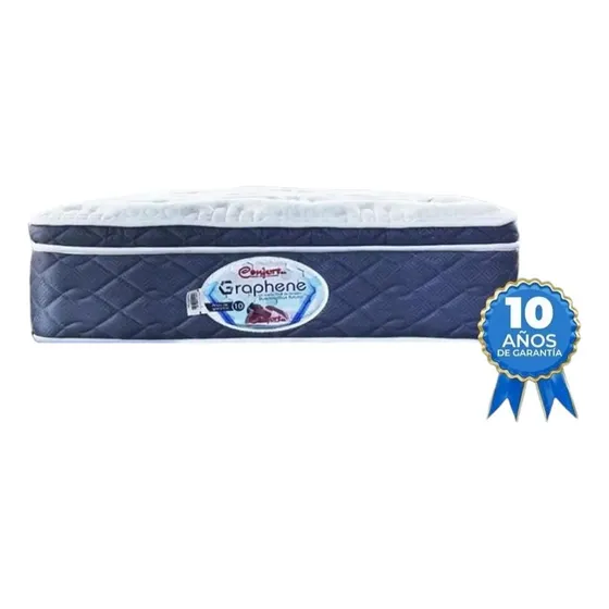 Colchón Individual Confort Graphene Ortopedico 1 Pillow Top