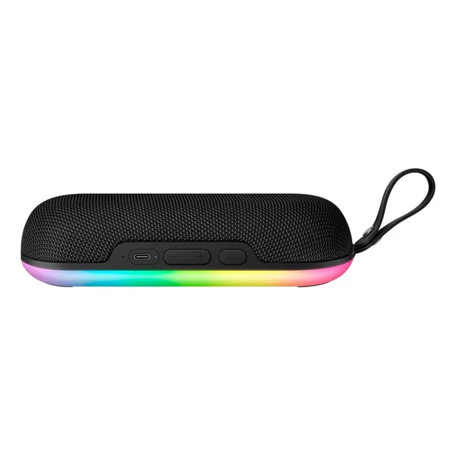 Bocina Bluetooth Con Iluminación Neón Led
