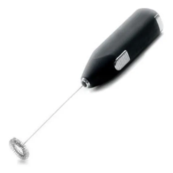 Batidor Espumador Eléctrico Para Leche Negro