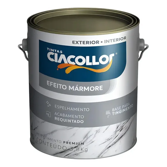 Efeito Mármore Gl 3,8Kg Cor Base Ciacollor