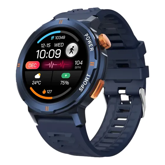 Reloj Inteligente Smartwatch Pantalla 1.43 Redonda De Hombre