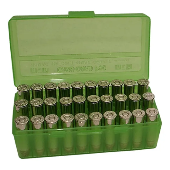Caja Porta Munición X 50u 41 / 44 / 45 Lc Mtm Recarga