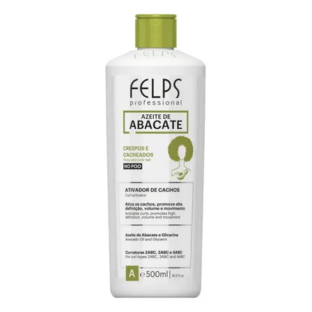 Felps Ativador De Cachos 3ABC Azeite De Abacate 500ml